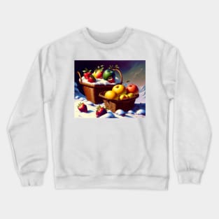 Fruit Bucket Between Snow Crewneck Sweatshirt